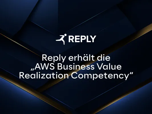 Bild: Reply erhält die "AWS Business Value Realization Competency"