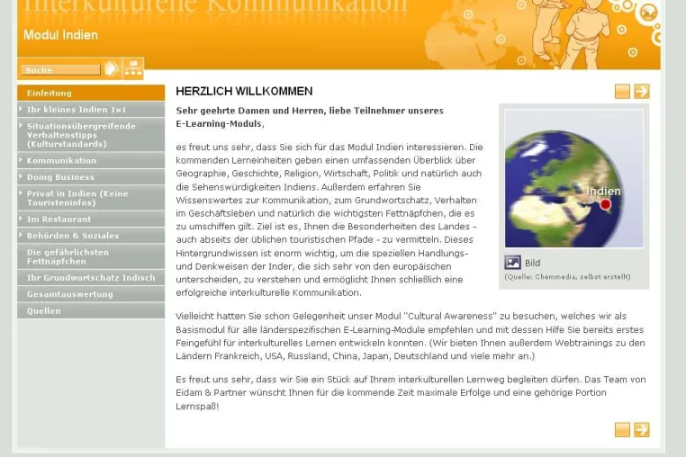 Bild: Interkulturelles Training trifft E-Learning