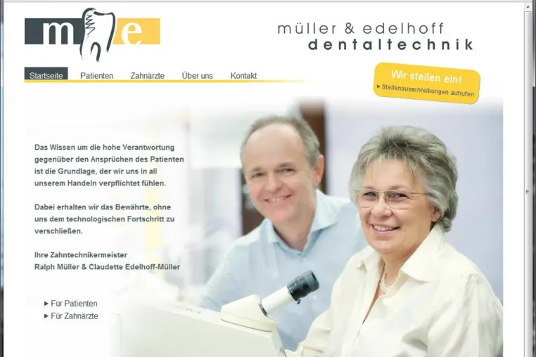 Zahntechniker gesucht - Dentallabor Müller & Edelhoff in Alzey stellt ein Bild: Zahntechniker gesucht - Dentallabor Müller & Edelhoff in Alzey stellt ein