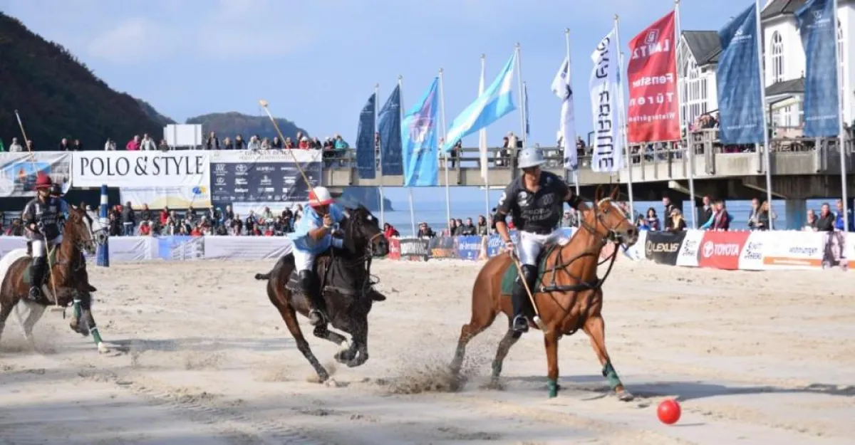 Beach Polo Championship Sellin / Rügen. Foto: Baltic Polo Events