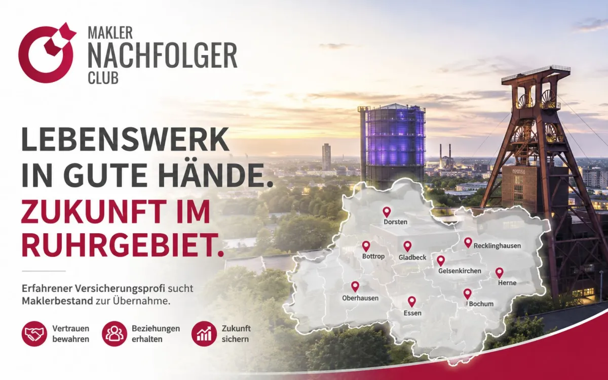 Maklerbestand verkaufen im Ruhrgebiet - Gelsenkirchen -