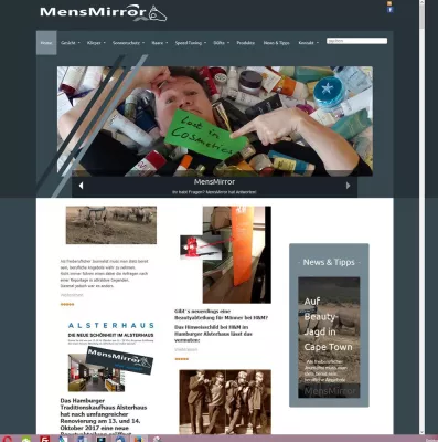 Bild: MensMirror ist da! - Der Blog für den Mann, der besser aussehen will.