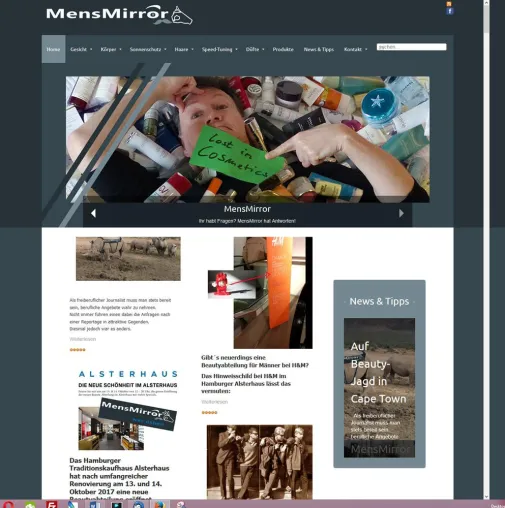 Bild: MensMirror ist da! - Der Blog für den Mann, der besser aussehen will.