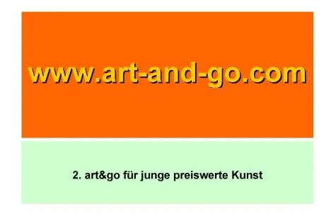 Bild: 2. art&go für junge preiswerte Kunst