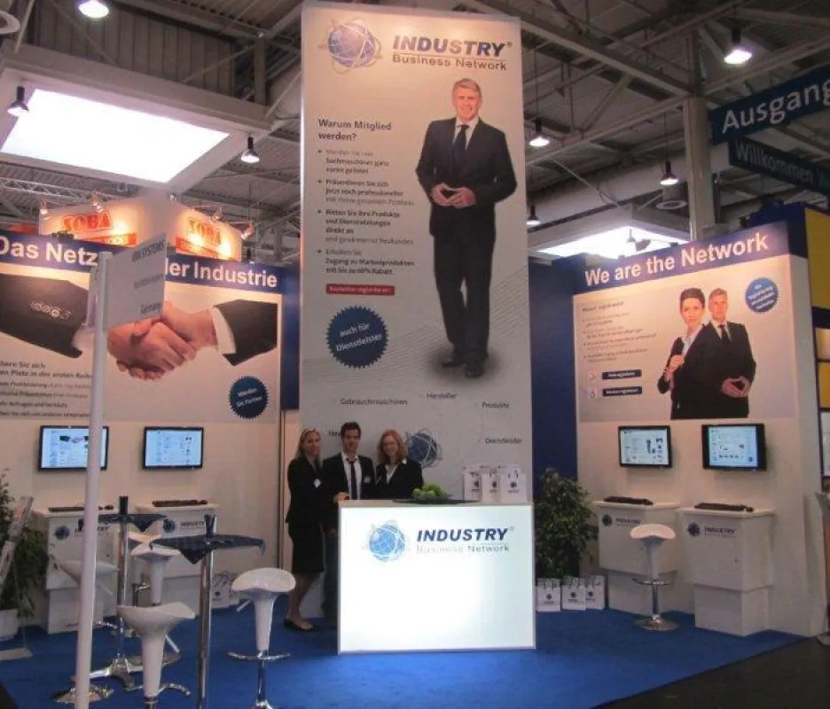 Stand des INDUSTRY Business Network auf der EMO 2011