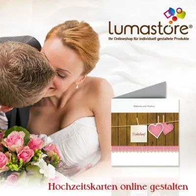 lumastore präsentiert neue Hochzeitskarten Bild: lumastore präsentiert neue Hochzeitskarten