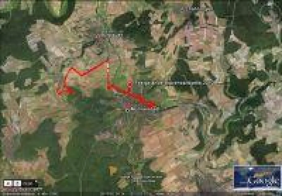 Die Strecke des BraveheartBattle 2010 geht über 18 Kilometer quer durch die fränkische Rhön