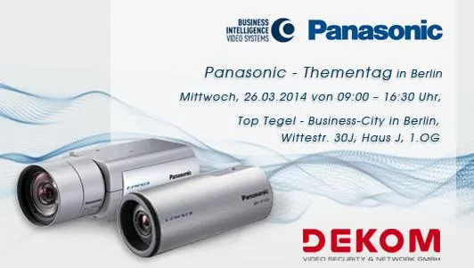 Bild: Einladung zum Panasonic Thementag am 26.03.2014 in Berlin