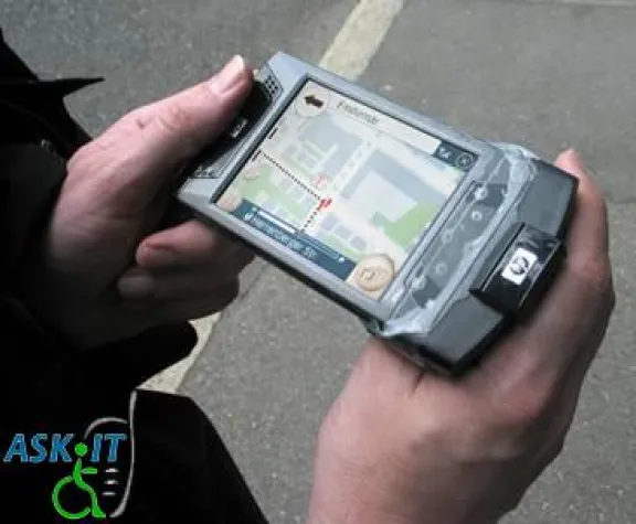 Das Handy hilft Menschen mit Behinderung Bild: Das Handy hilft Menschen mit Behinderung