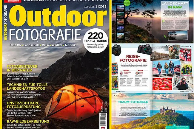 Bild: Neues Outdoor-Magazin für Reise-, Landschaft- und Natur-Fotografie