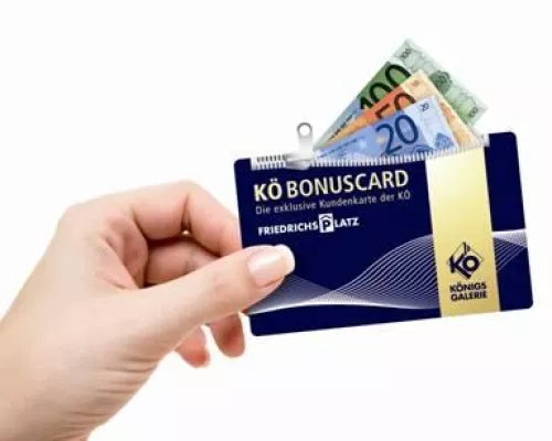 Bild: FairPay GmbH - Die erste kombinierte Bonus- und Parkkarte in der Königs Galerie Kassel