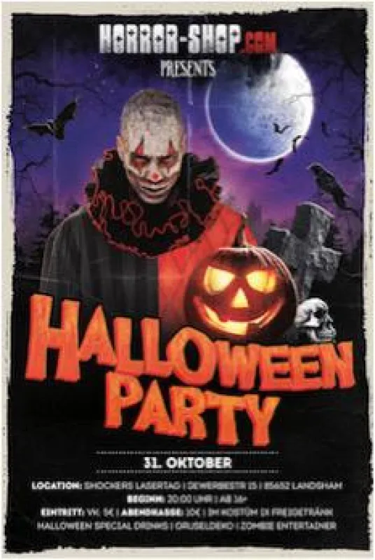 Halloween Party mit vielen Specials beim Horror-Shop