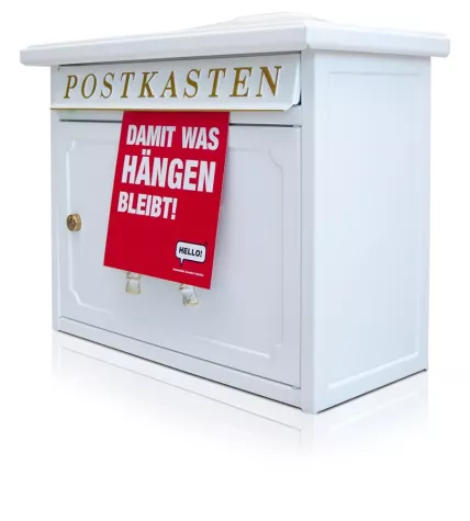 Bild: Sonderwerbeform am & im Briefkasten – der HELLO! etabliert sich in der unadressierten Direktwerbung