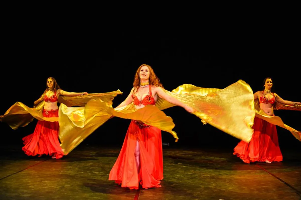 Ein buntes Spektakel und zauberhafte Eindrücke beim Tanzfestival im Zeichen des Orients in Herne