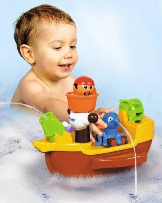 Bild: Farbenfrohes Wasserspielzeug für grenzenlosen Badespaß