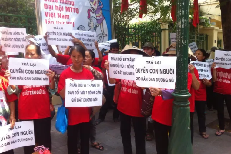 Bild: Opfer von "Land Grabbing" in Vietnam
