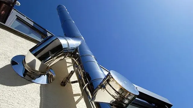 Bild: Edelstahlschornstein zur Selbstmontage