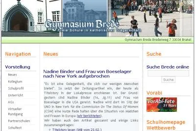 Bild: Gewinner des Schulhomepage AWARDs 2007