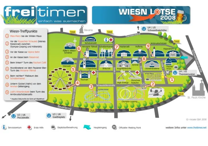 Der Wiesn-Lotse bringt Freunde auf dem Oktoberfest zusammen Bild: Der Wiesn-Lotse bringt Freunde auf dem Oktoberfest zusammen