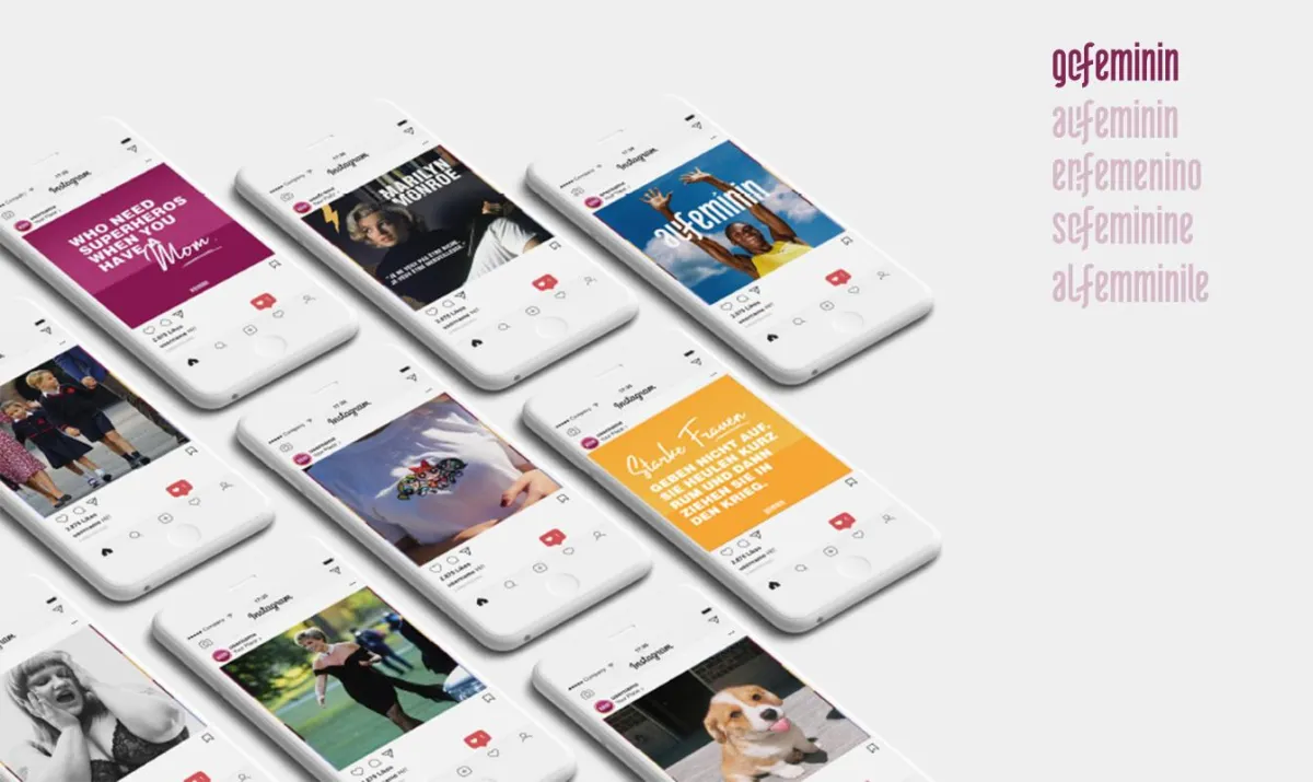 gofeminin: Neues Corporate Design auch in allen Social Kanälen