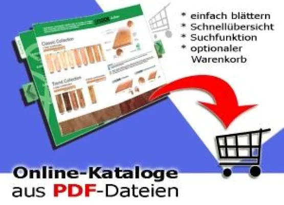 Bild: Kundenfreundliche Internet-Kataloge aus PDF-Dateien