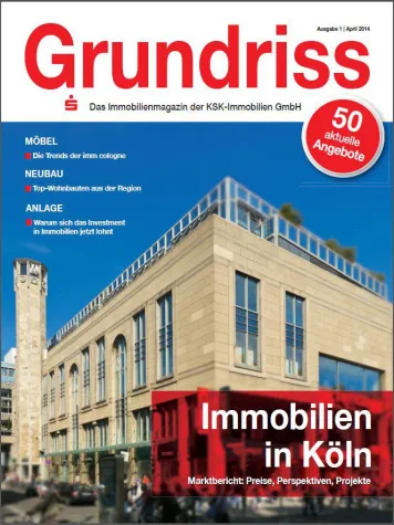 Bild: „Grundriss“ – das neue Immobilienmagazin der KSKImmobilien GmbH