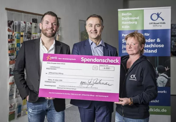 Unterstützung für Berliner Off Road Kids: 6.000 Euro für guten Zweck Bild: Unterstützung für Berliner Off Road Kids: 6.000 Euro für guten Zweck