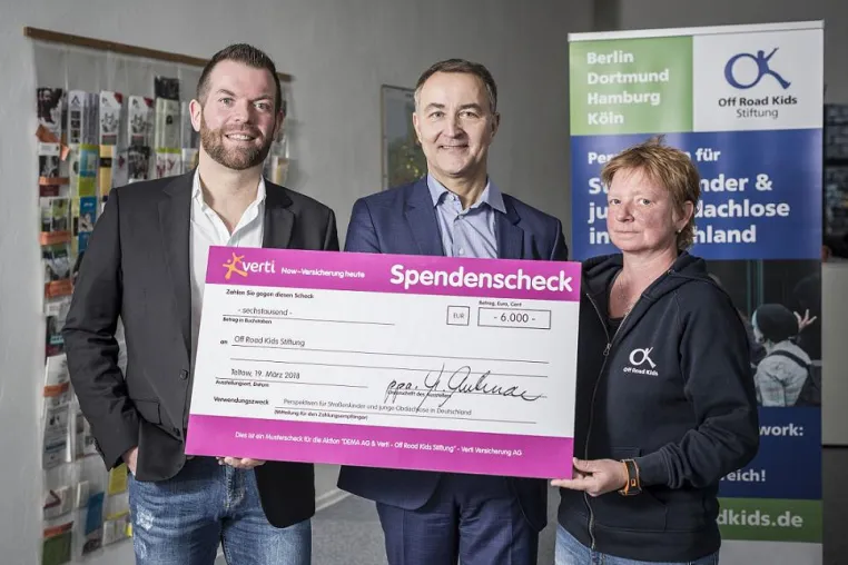 Bild: Unterstützung für Berliner Off Road Kids: 6.000 Euro für guten Zweck
