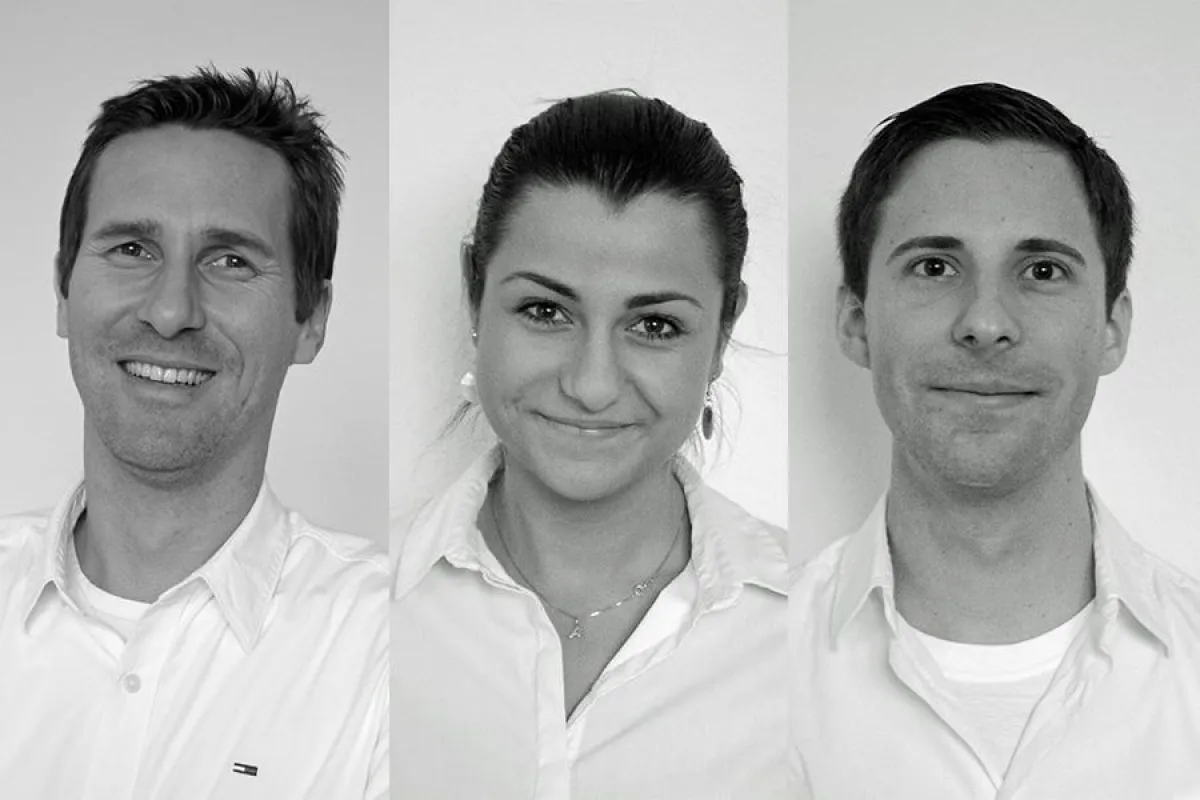 Kim Meisinger, Anca Doldea und Felix Schäfer (v.l.)
