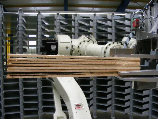 Bild: Intelligentes und automatisches Regalsystem ersetzten unsinnige Staplerfahrten und senken den CO2 Ausstoß