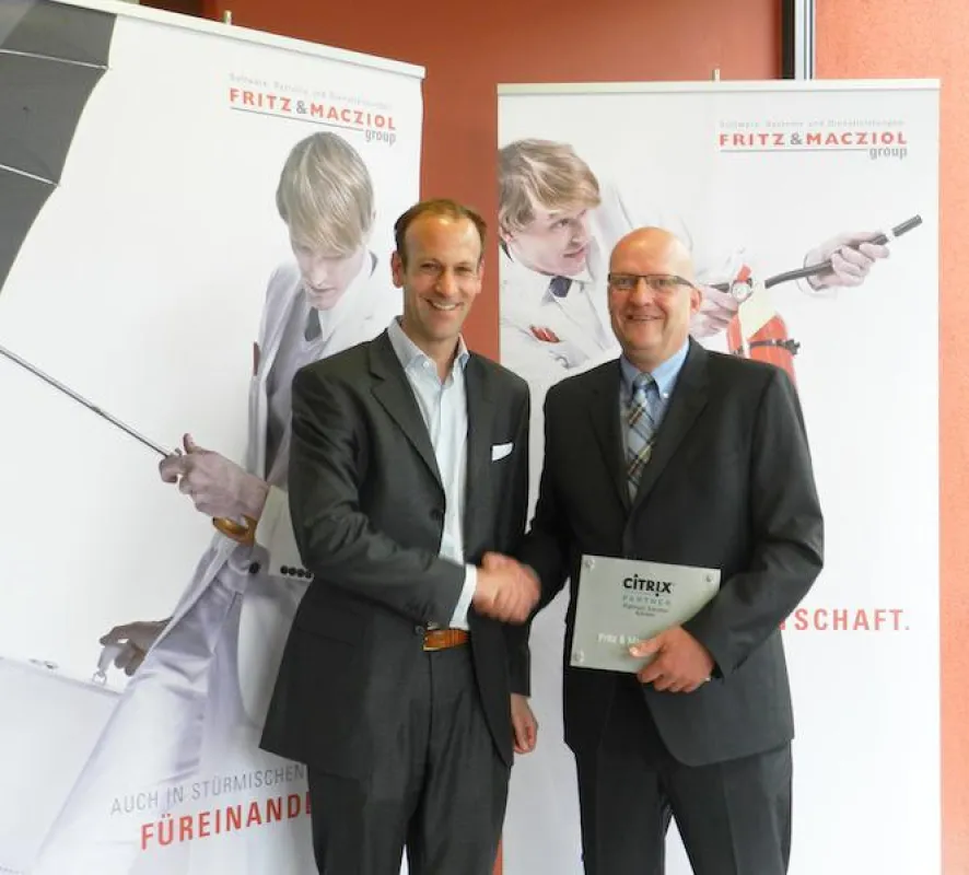 Peter Goldbrunner, Director Partner Sales Germany bei Citrix (li.), und Frank Haines, Geschäftsführe