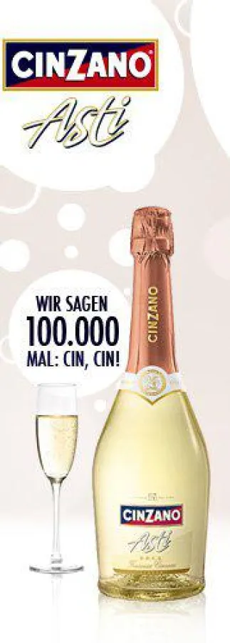 CINZANO Asti begrüßt über 100.000 Fans auf Facebook-Profil