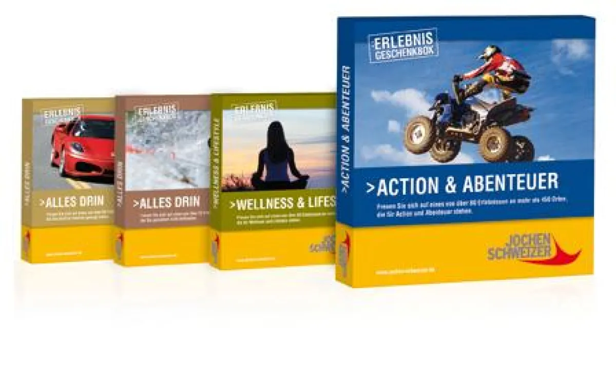 Die Erlebnis-Geschenkboxen von Jochen Schweizer® – neu und ab sofort erhältlich!