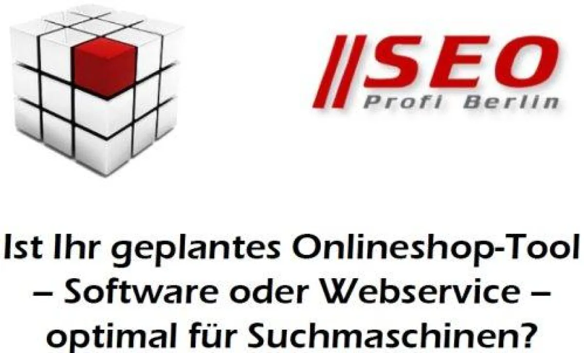 Checkliste-Leitfaden zur Google-Optimierung von Internetshop-Software