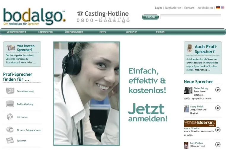 Budgets im Griff: bodalgoMat hilft bei der Planung von Audio-Produktionen Bild: Budgets im Griff: bodalgoMat hilft bei der Planung von Audio-Produktionen