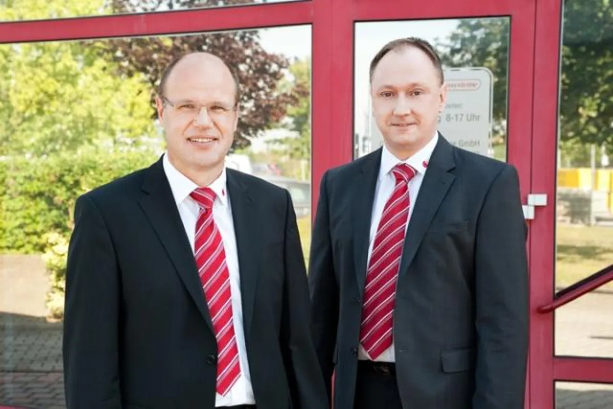 Geschäftsführer Mario Sperling und Dietmar Klabes (v.l.)