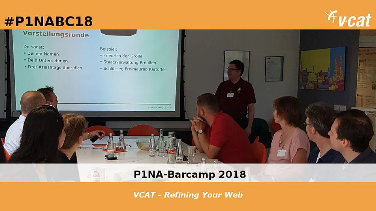 Vorstellungsrunde beim P1NA Barcamp 2018