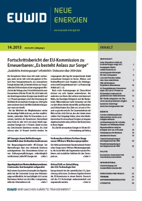 Bild: Fortschrittsbericht der EU-Kommission zu Erneuerbaren: „Es besteht Anlass zur Sorge“