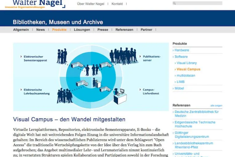 Walter Nagel entwickelt E-Pflicht-Modul für Universitäten und Bibliotheken Bild: Walter Nagel entwickelt E-Pflicht-Modul für Universitäten und Bibliotheken