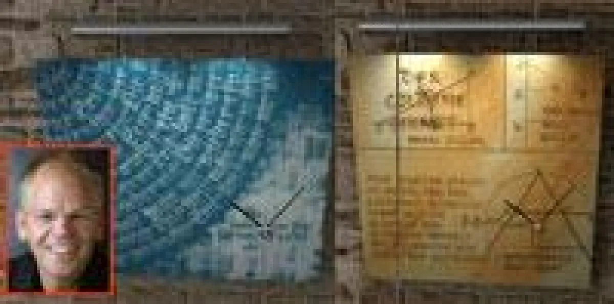 Mit seinen „Uhr-Werken” hat der Overather Künstler Hubertus Reuber (kleines Bild) eine eigenständige Kunstform geschaffen.