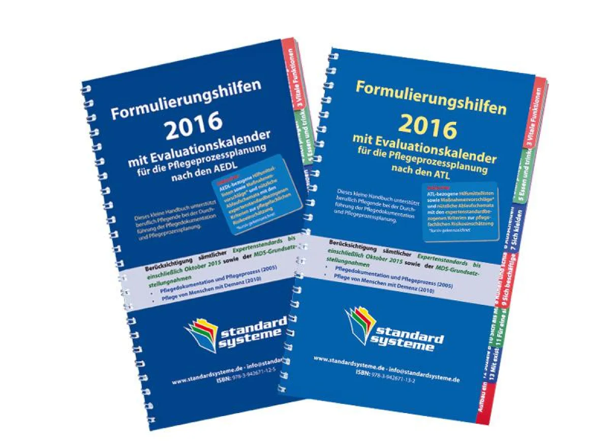 Formulierungshilfen 2016 nach AEDL bzw. ATL von Standard Systeme