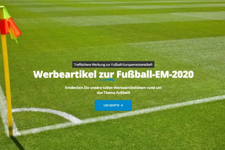 Bild: Personalisierte Werbeartikel für die Fußball-EM-2020