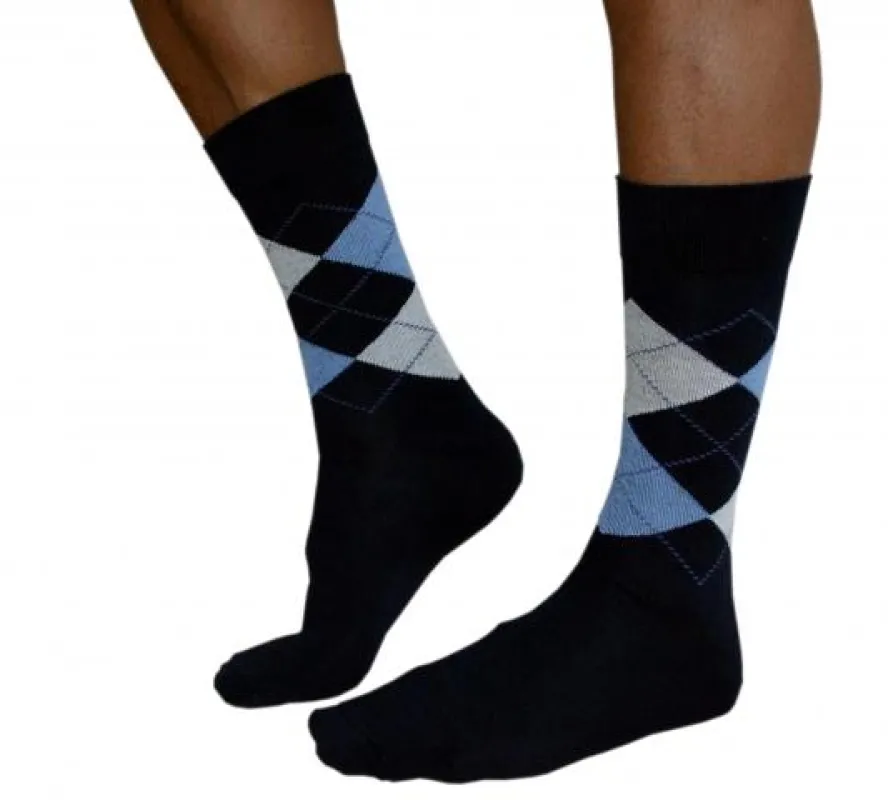 klassiche Herrensocken im British Rombus Style - Bildquelle: www.socken-welt.de