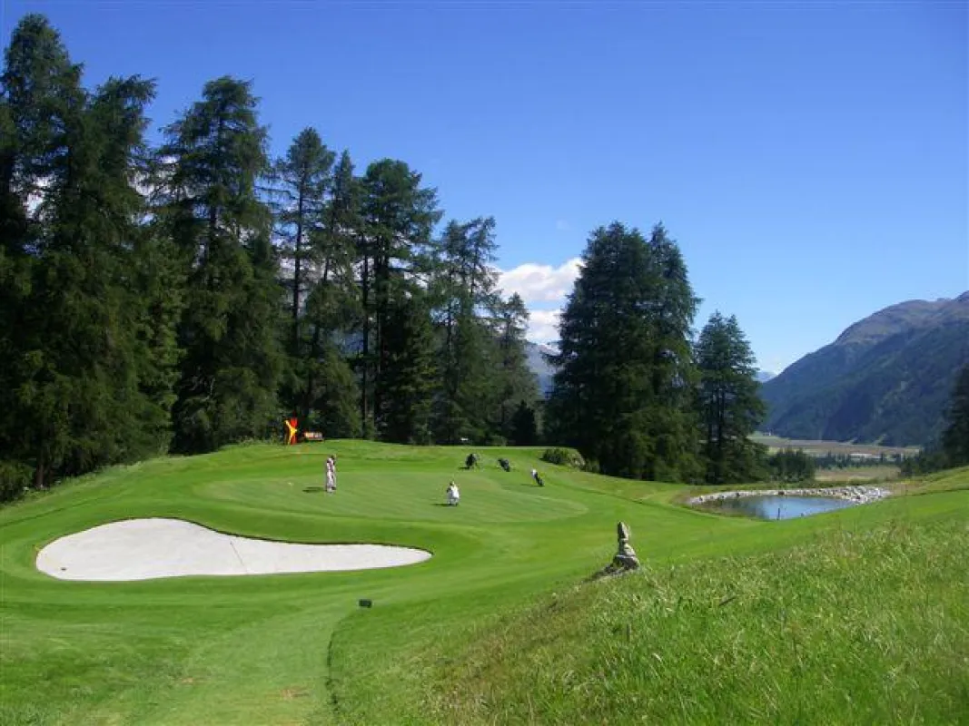 Golfplatz des Kulm Hotel St. Moritz