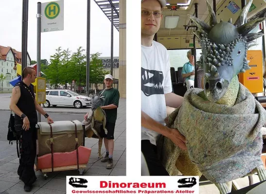 Ein Dinosaurier erobert Regensburg Bild: Ein Dinosaurier erobert Regensburg