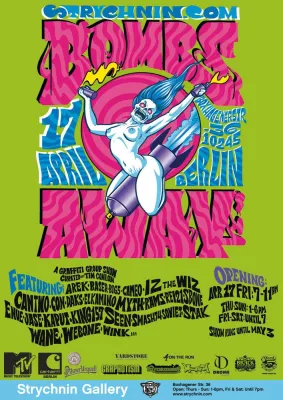 Bild: Strychnin Gallery präsentiert - Bombs Away - Eine internationale Graffiti-Ausstellung mit über 20 Künstlern