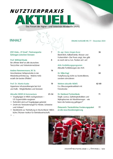 Bild: Brandaktuell: NUTZTIERPRAXIS AKTUELL (NPA), Nr. 77, zum Download verfügbar 