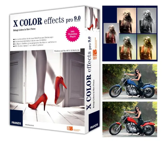 Bild: Franzis X Color effects pro 9 - Fotos kolorieren und kreative Farb-Looks