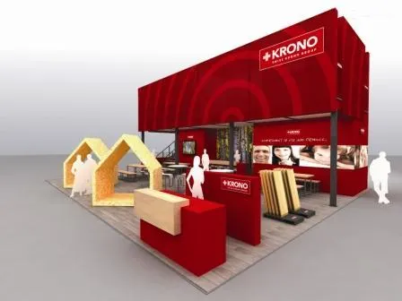 Bild: Globale Stärke und innovative Vielfalt des Bauens mit Holz / SWISS KRONO GROUP auf der DACH+HOLZ International