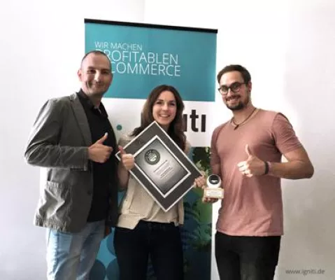 Bild: Gartentraum.de erhält in Kooperation mit igniti den Shop Usability Award 2017
